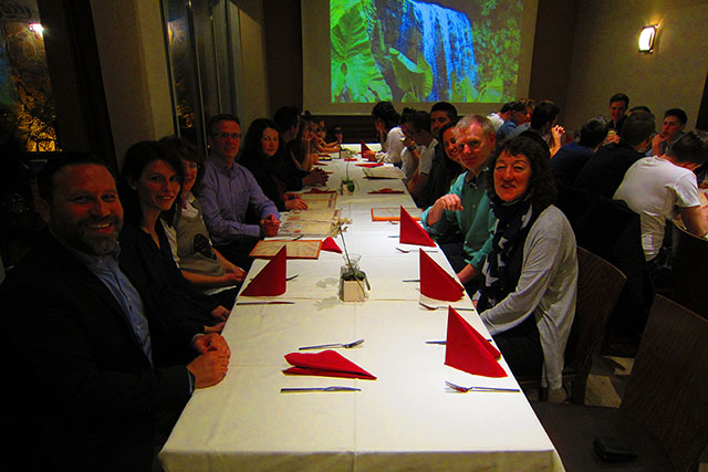 Gemeinsames Abendessen des NILCARGO Teams
