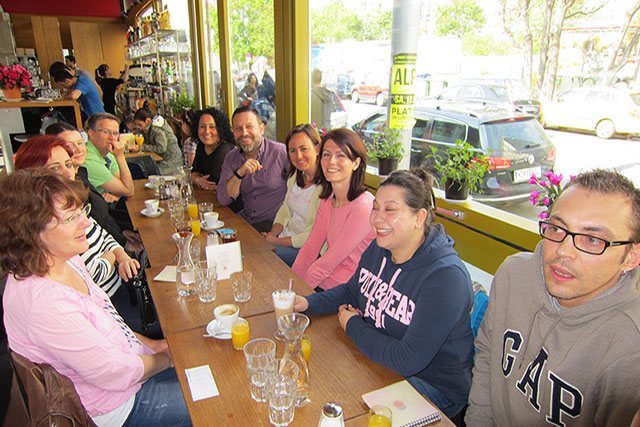 Gemeinsames Frühstück des NILCARGO Teams in Wien