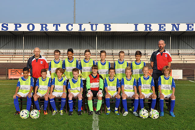 Jugendmannschaft des Sportclub Irene 2016 mit NILCARGO Sponsoring