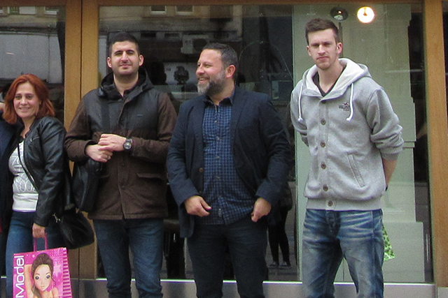 Teammitglieder während der Segway-Tour in der Wiener Innenstadt