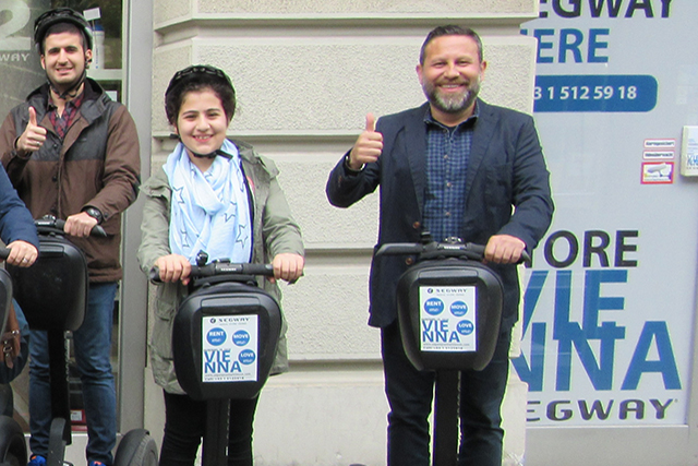 Segway-Tour durch Wien mit dem NILCARGO Team