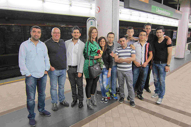 Erinnerungsfoto vom Besuch in Wien 2013